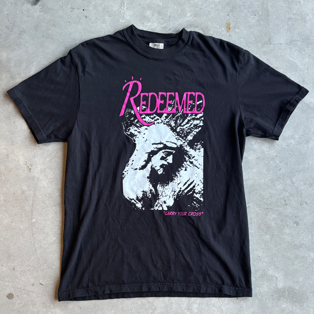 "CARRY YOUR CROSS" SHIRT BLACK