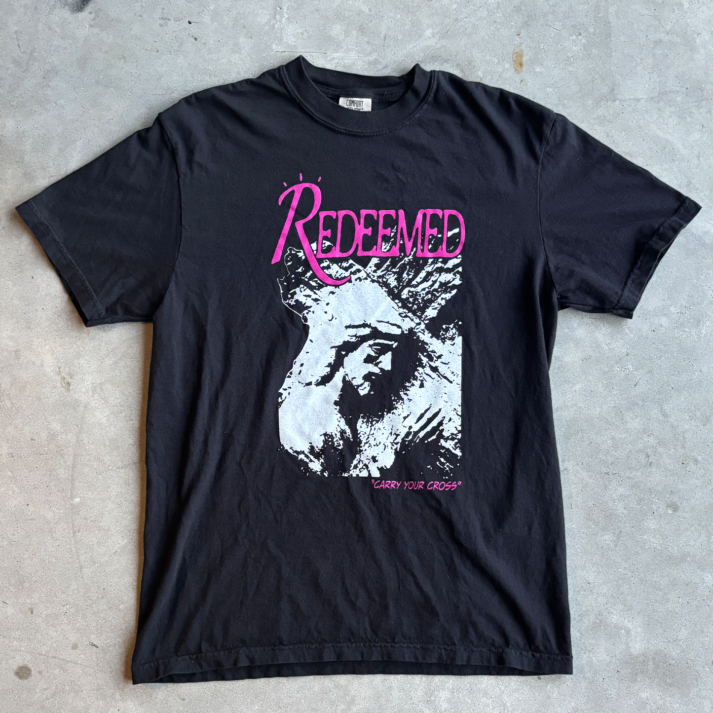 "CARRY YOUR CROSS" SHIRT BLACK
