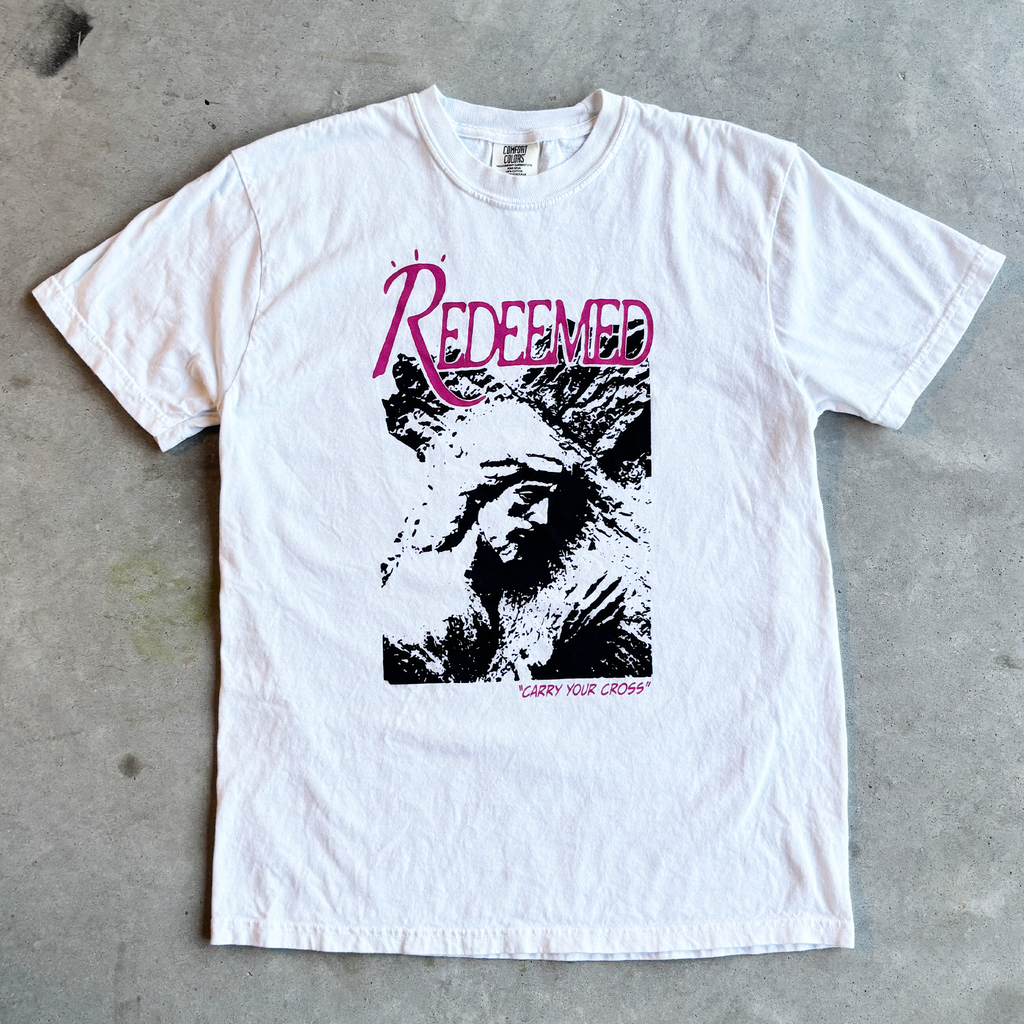 "CARRY YOUR CROSS" SHIRT WHITE