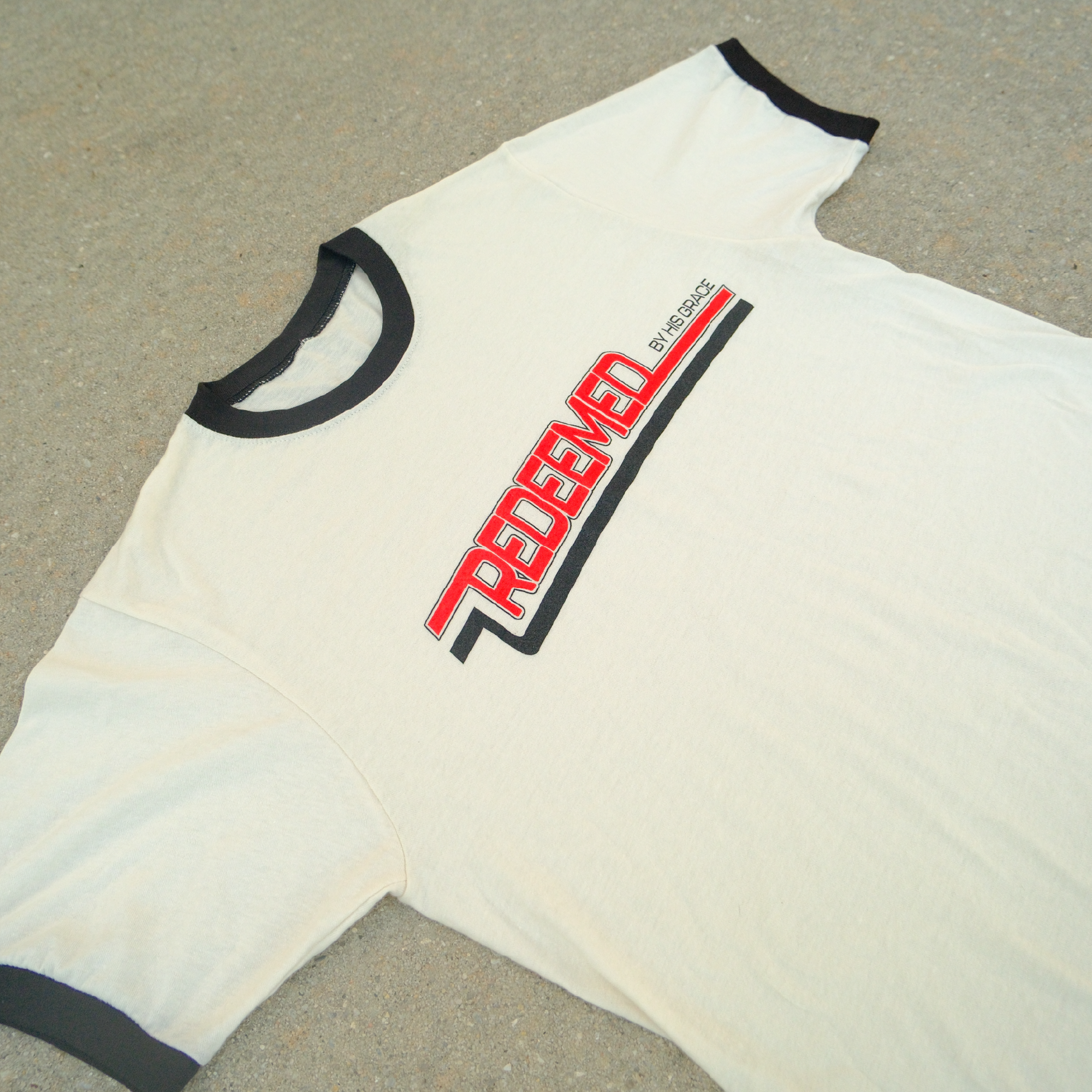 "BY HIS GRACE" RINGER TEE
